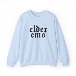 Elder Emo Gothic Font Crewneck Sweatshirt - Goth Cloth Co.Sweatshirt23026605417884209131