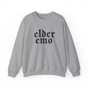 Elder Emo Gothic Font Crewneck Sweatshirt - Goth Cloth Co.Sweatshirt97281968045055721910