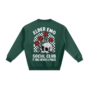 Elder Emo Social Club Fleeced Sweatshirt - Goth Cloth Co.251108PODRA0129001