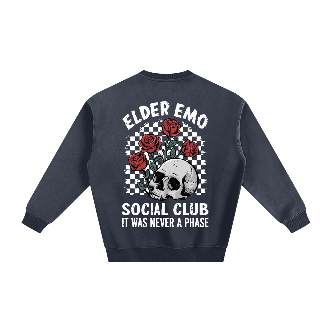Elder Emo Social Club Fleeced Sweatshirt - Goth Cloth Co.251108PODRA0129001
