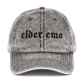 Elder Emo Vintage Acid Wash Dad Cap - Goth Cloth Co.7016289_10803