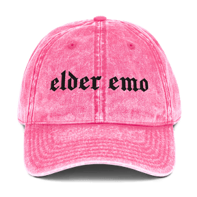 Elder Emo Vintage Acid Wash Dad Cap - Goth Cloth Co.7016289_16749