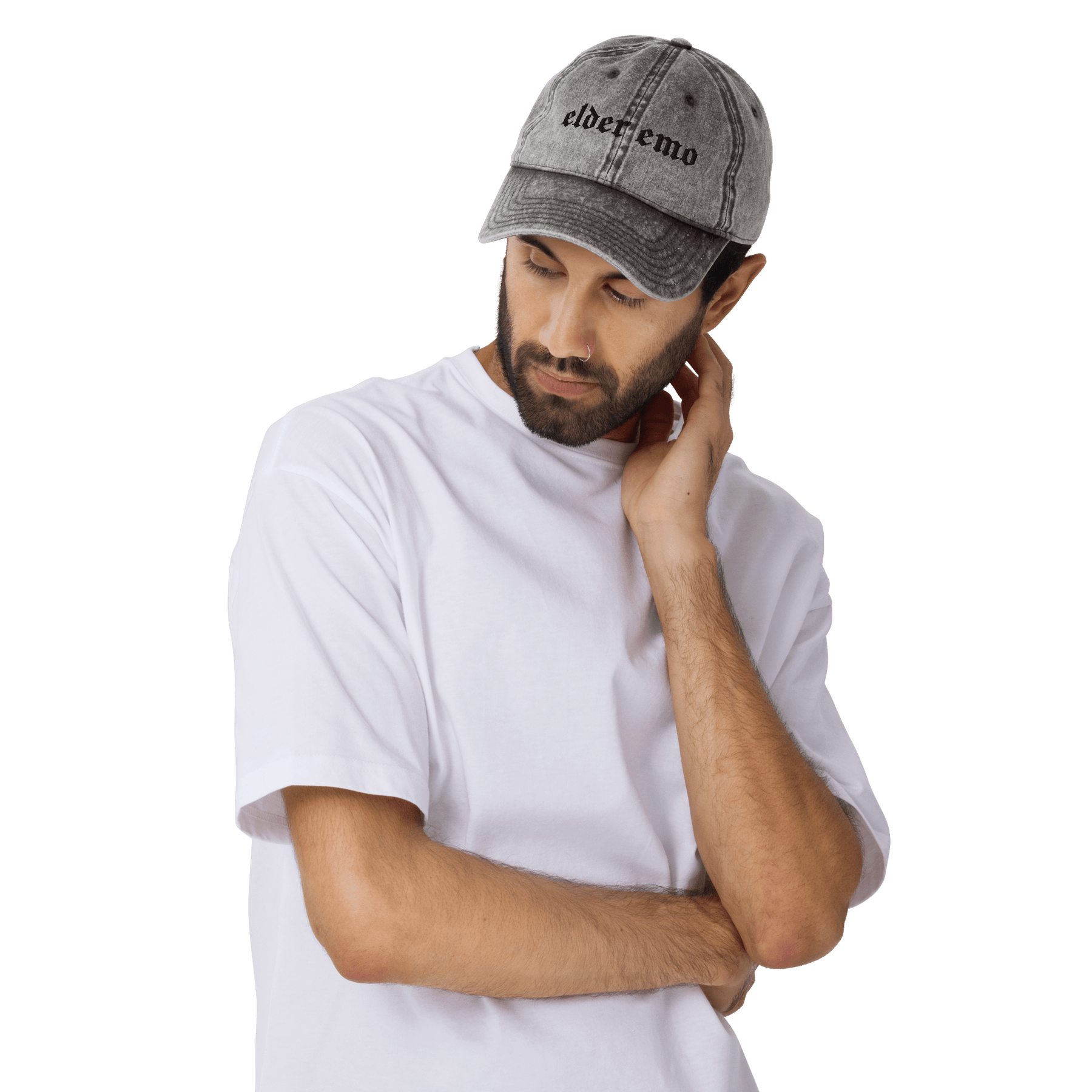 Elder Emo Vintage Acid Wash Dad Cap - Goth Cloth Co.7016289_9793