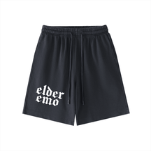 Elder Emo Vintage Wash Cotton Shorts - Goth Cloth Co.260108PODPW0490001