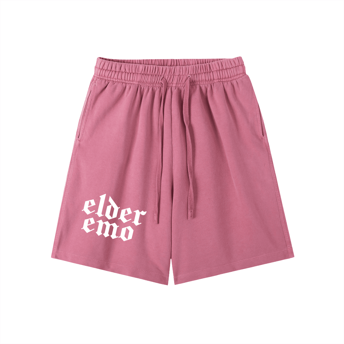 Elder Emo Vintage Wash Cotton Shorts - Goth Cloth Co.260108PODPW0490011