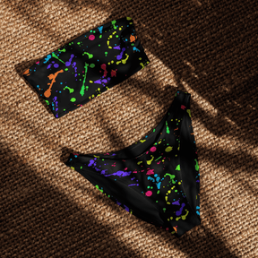 Electric Ink Bandeau Bikini Top - Goth Cloth Co.3226037_22682