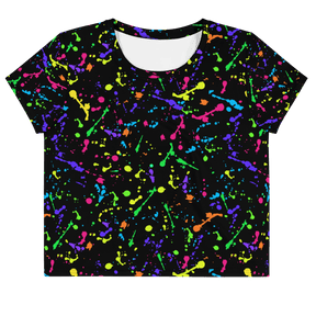 Electric Ink Crop Top - Goth Cloth Co.5729999_9340