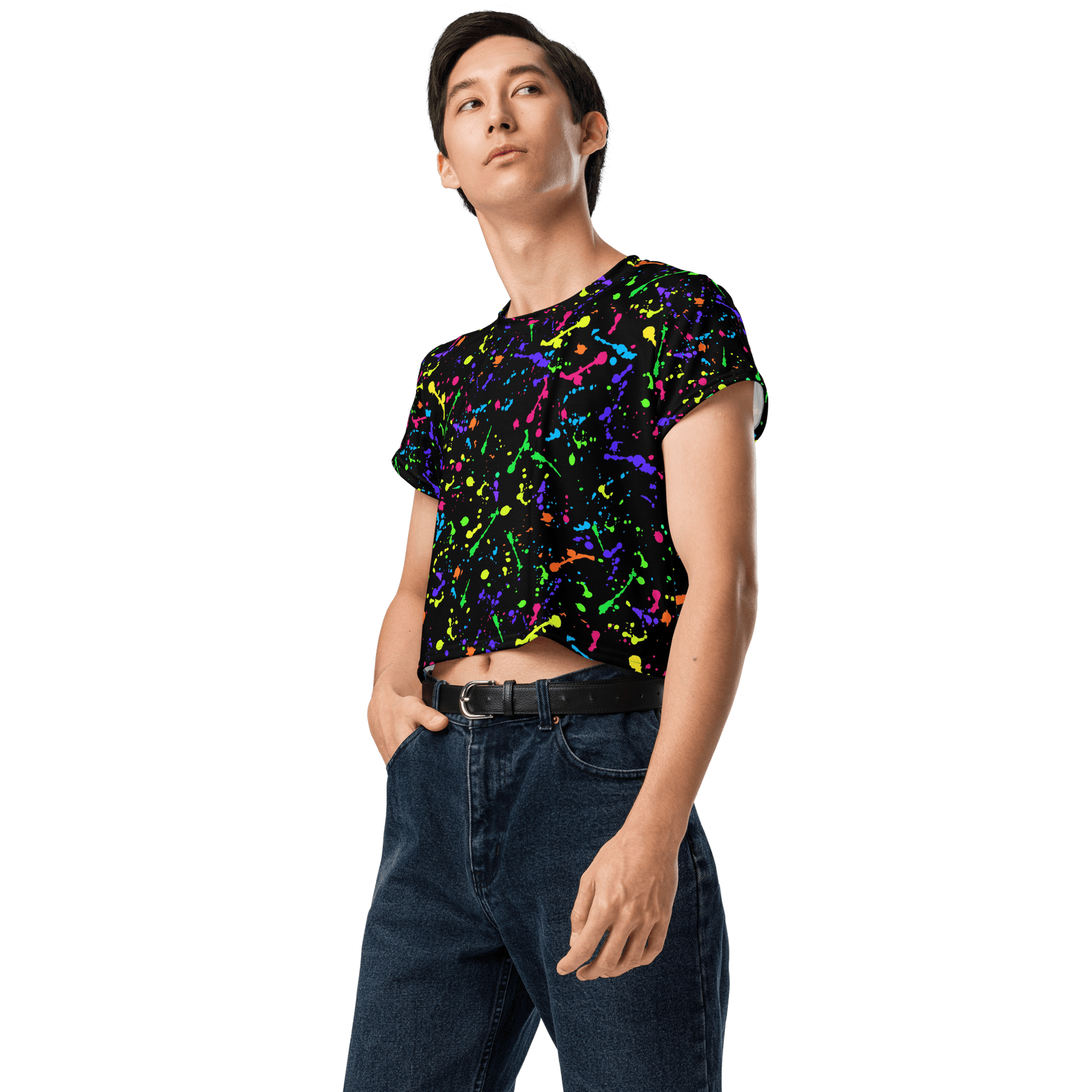 Electric Ink Crop Top - Goth Cloth Co.5729999_9340