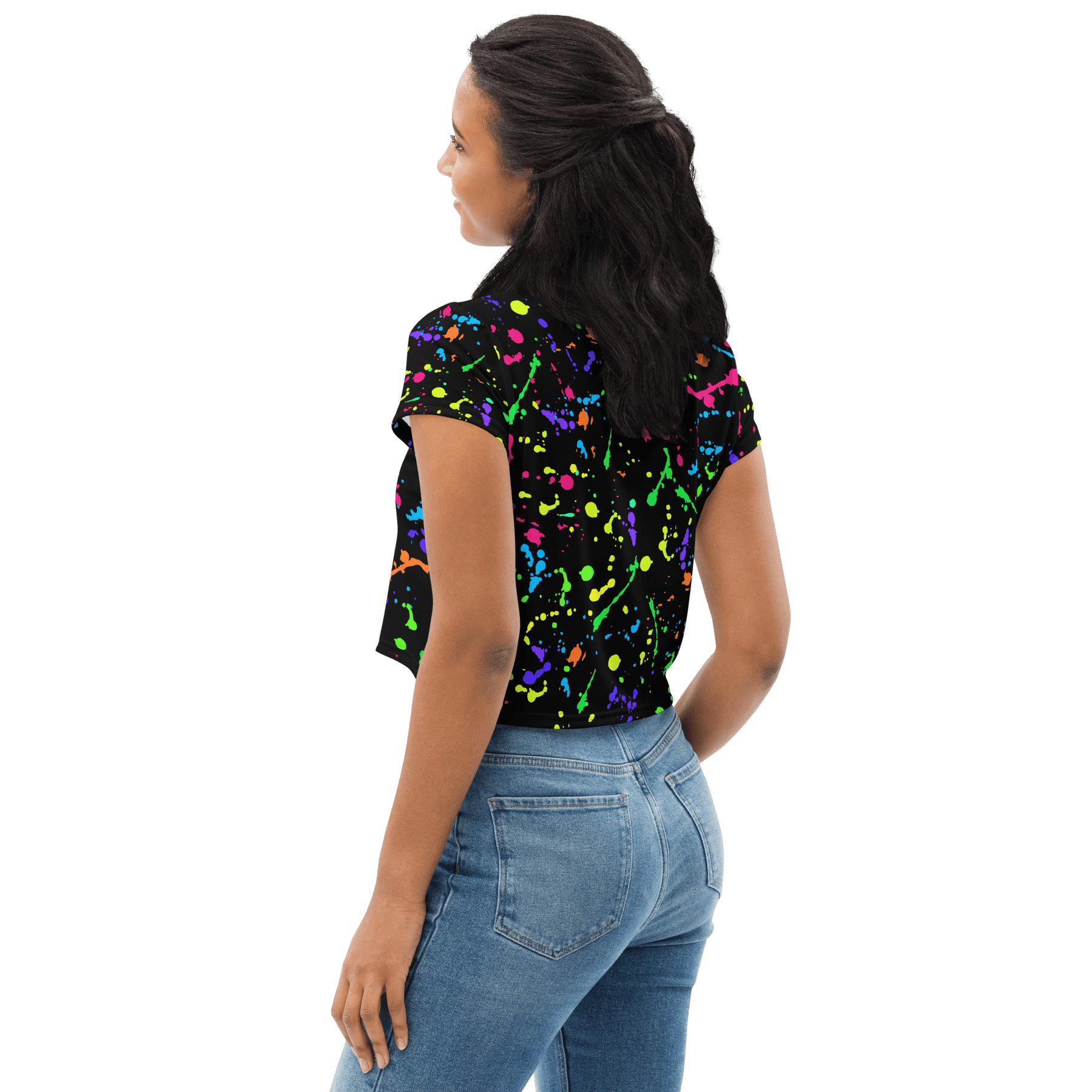 Electric Ink Crop Top - Goth Cloth Co.5729999_9340