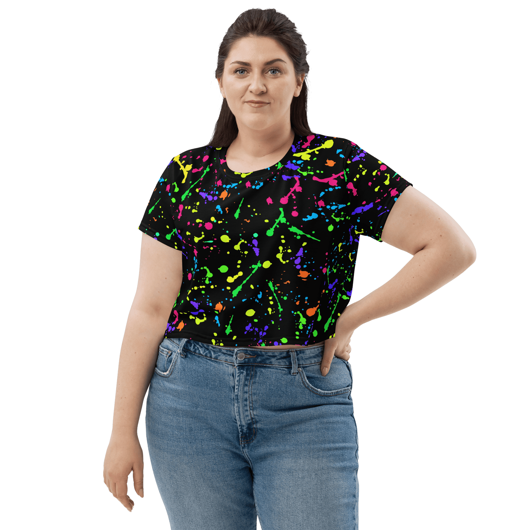 Electric Ink Crop Top - Goth Cloth Co.5729999_9340