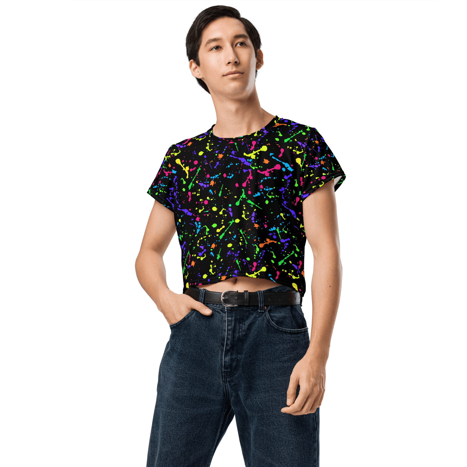 Electric Ink Crop Top - Goth Cloth Co.5729999_9340