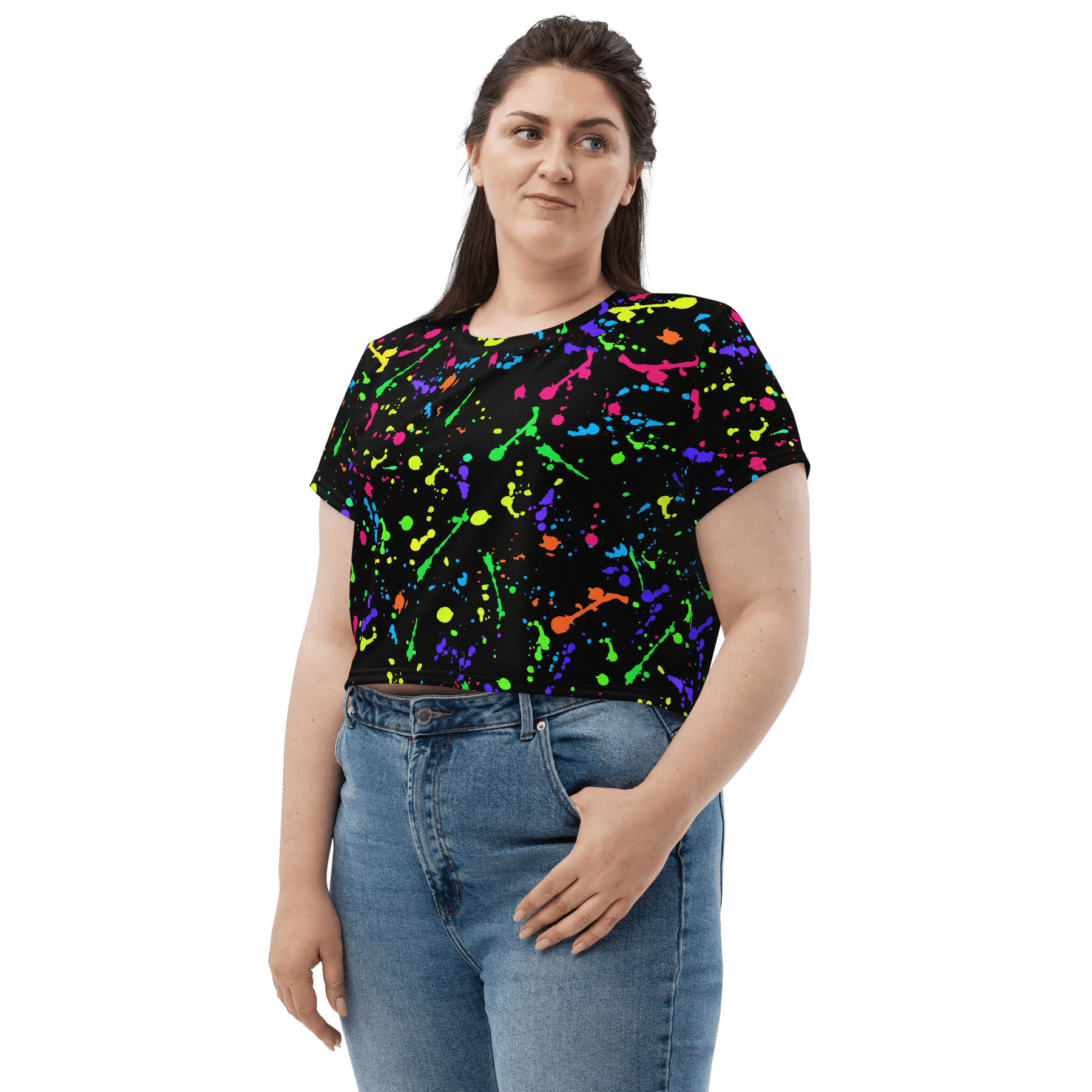 Electric Ink Crop Top - Goth Cloth Co.5729999_9340