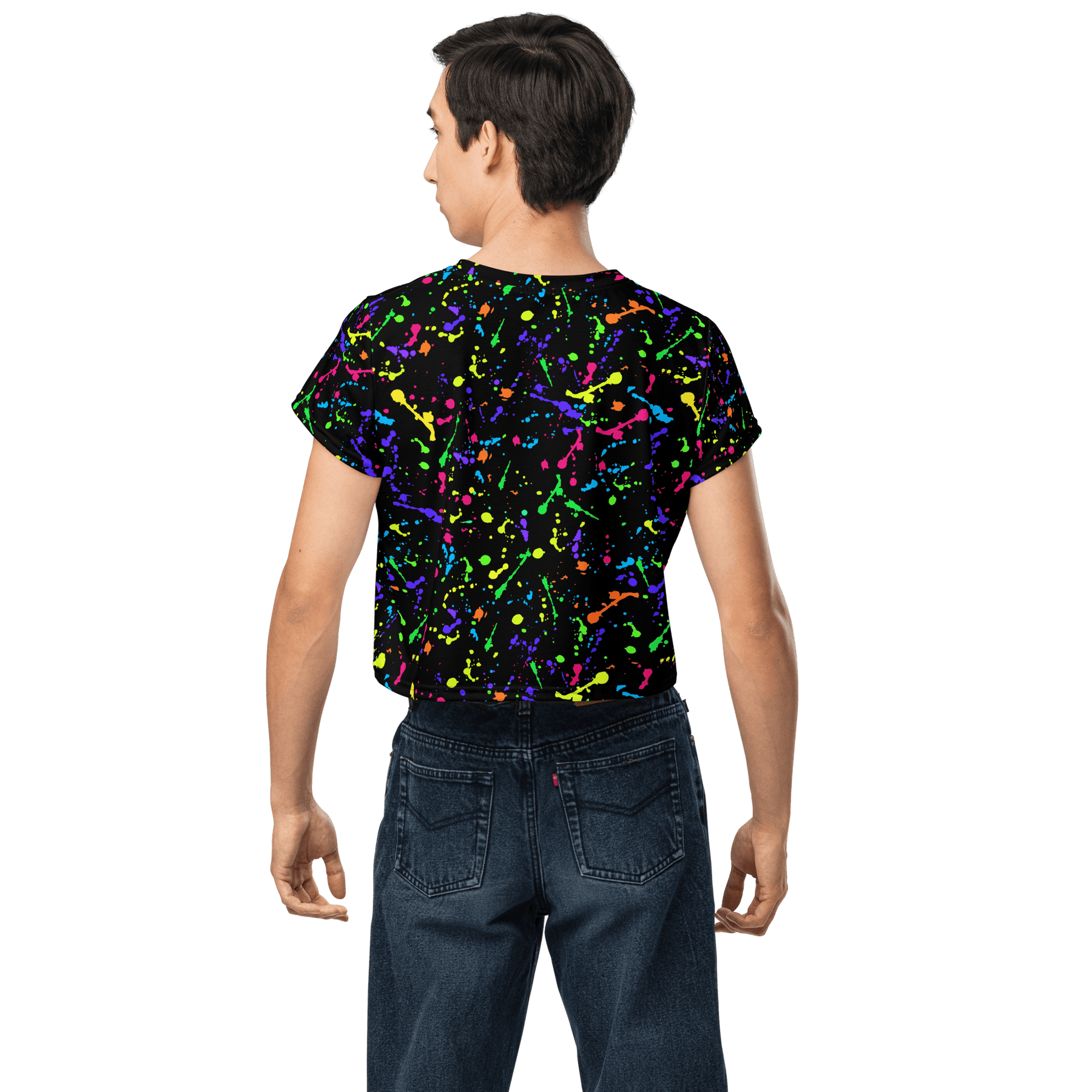 Electric Ink Crop Top - Goth Cloth Co.5729999_9340