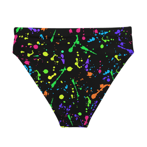 Electric Ink High - Waisted Sport Bikini Bottoms - Goth Cloth Co.3740412_12042