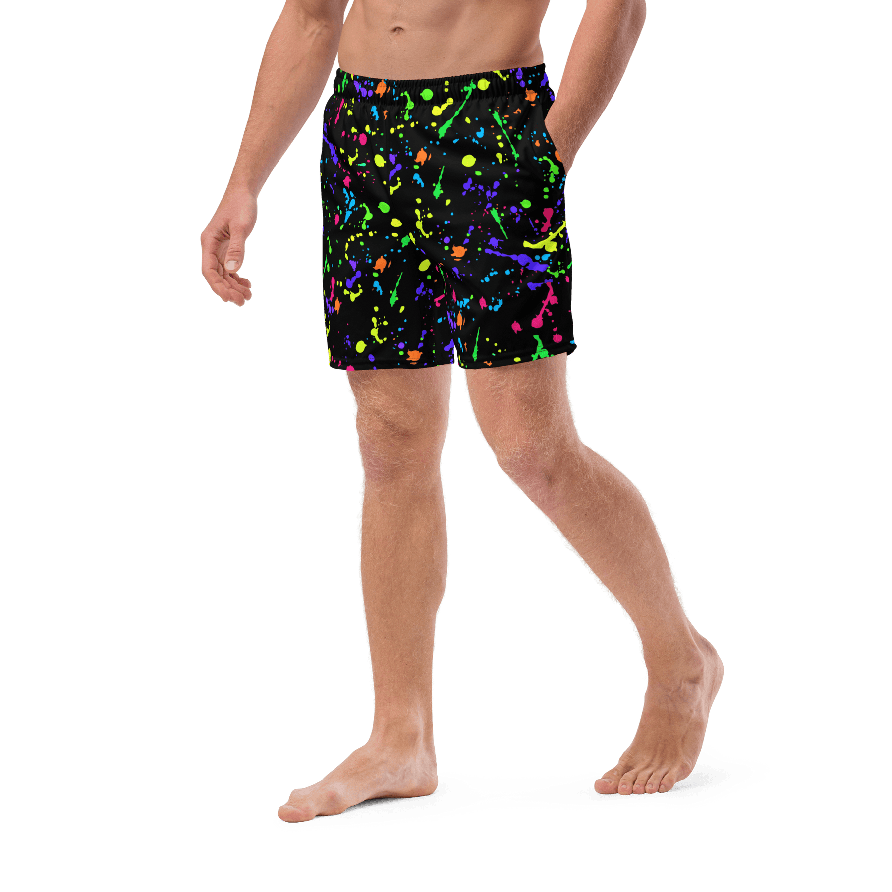 Electric Ink Men's Lined Swim Trunks - Goth Cloth Co.4574542_14636