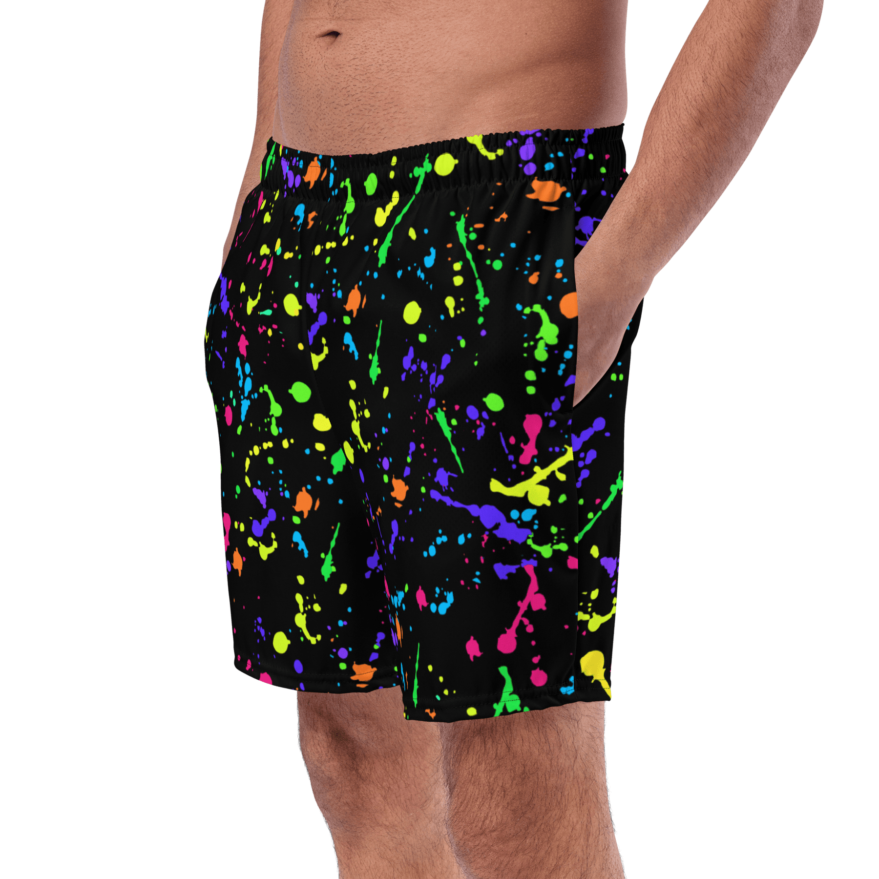 Electric Ink Men's Lined Swim Trunks - Goth Cloth Co.4574542_14636