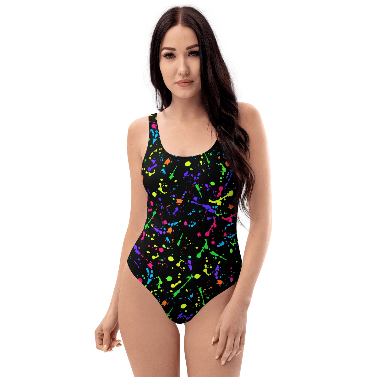 Electric Ink One - Piece Swimsuit - Goth Cloth Co.1189057_9014