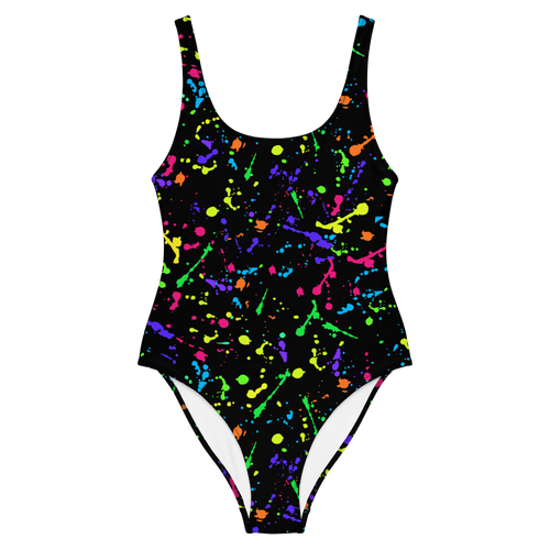 Electric Ink One - Piece Swimsuit - Goth Cloth Co.1189057_9014