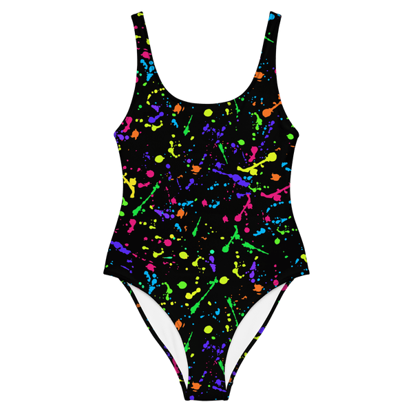 Electric Ink One - Piece Swimsuit - Goth Cloth Co.1189057_9014