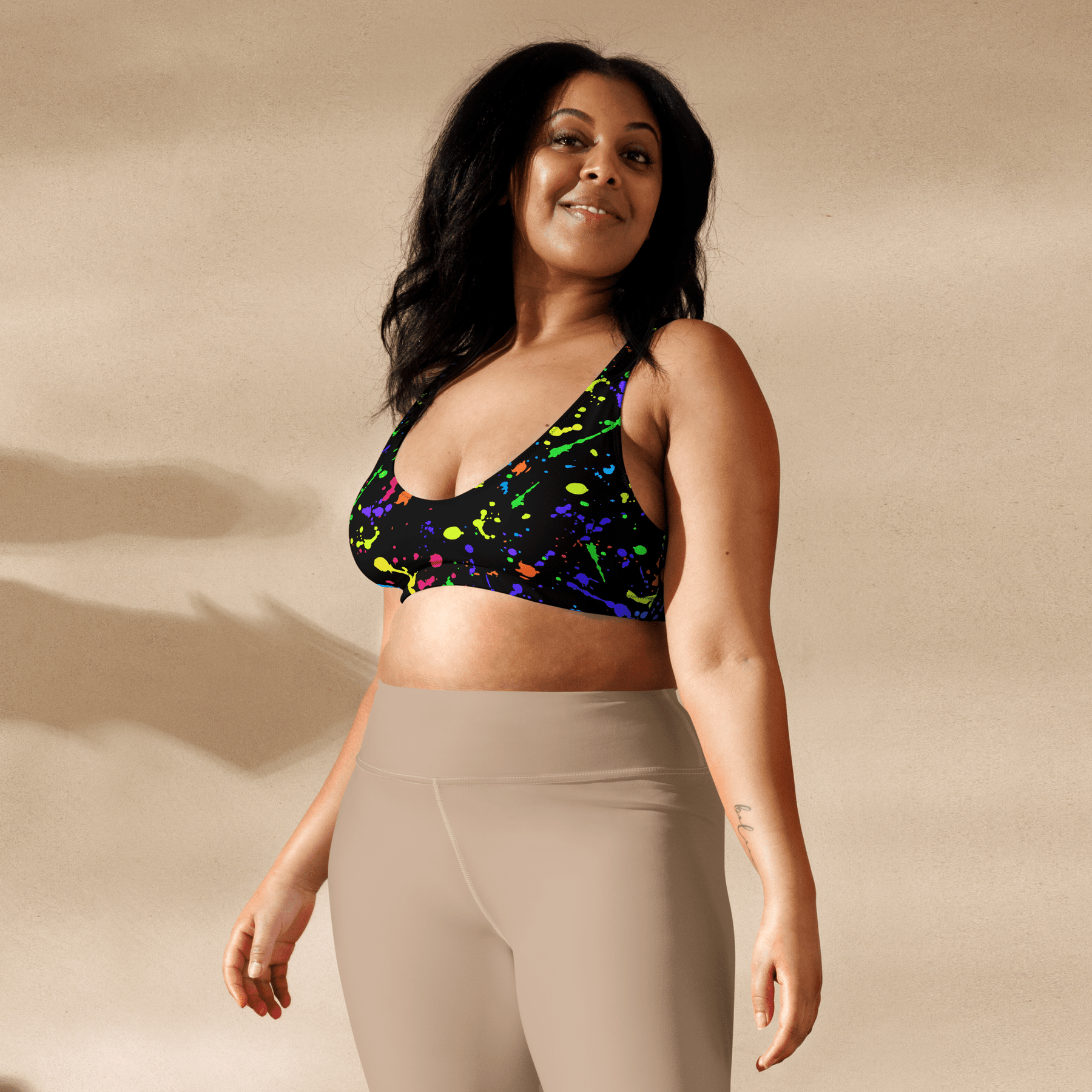 Electric Ink Padded Sport Bikini Top - Goth Cloth Co.4930548_12035