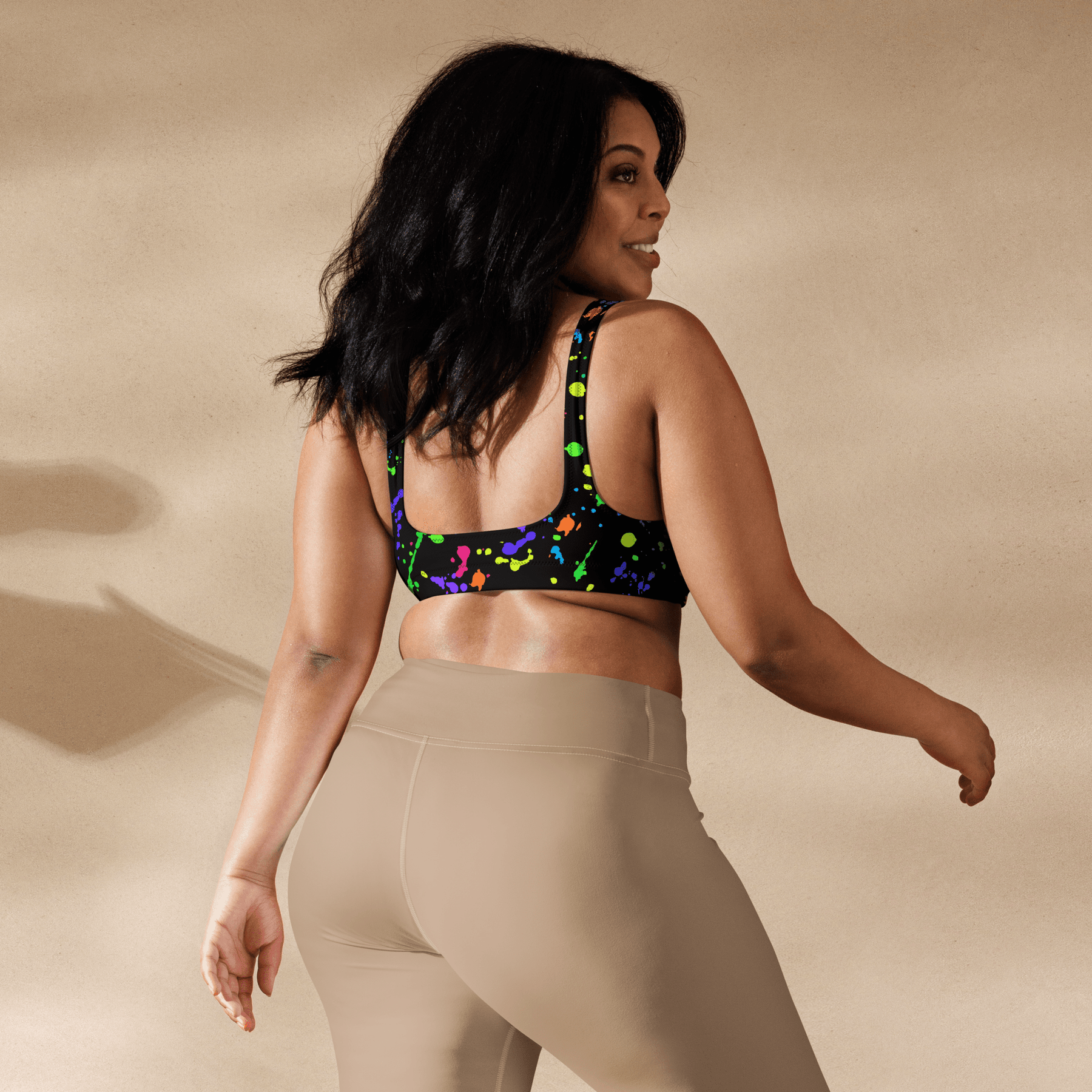 Electric Ink Padded Sport Bikini Top - Goth Cloth Co.4930548_12035