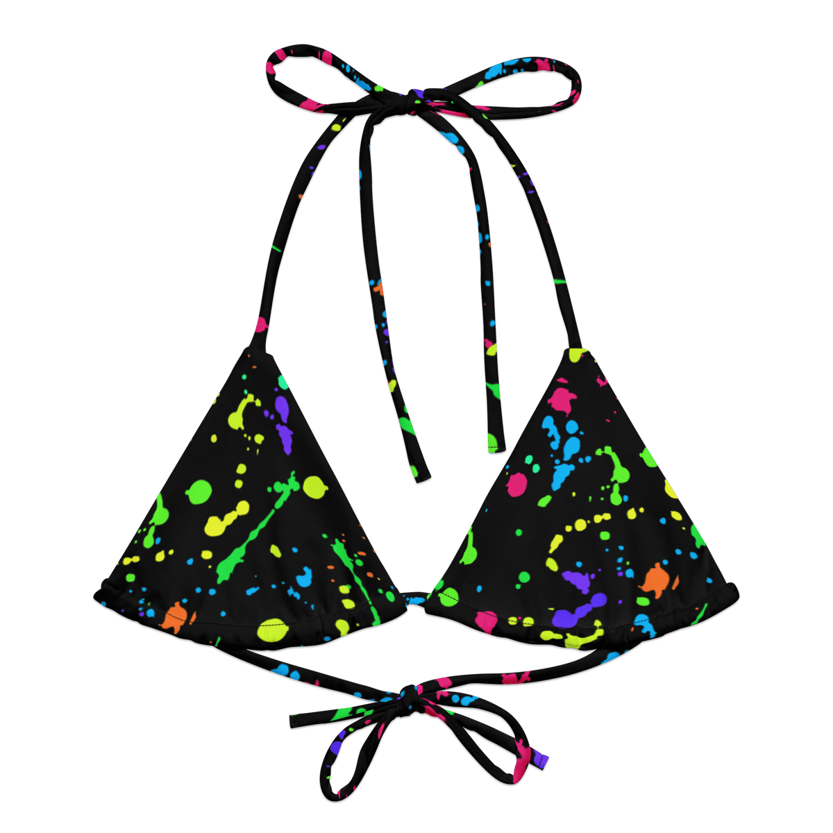 Electric Ink String Bikini Top - Goth Cloth Co.1793672_16564