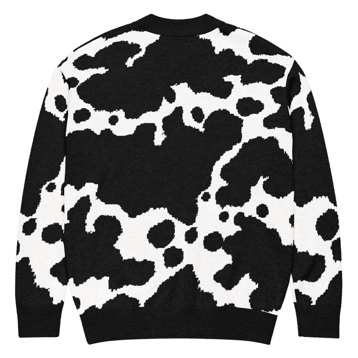Emoo Cow Print Knit Cardigan - Goth Cloth Co.3270662_21030