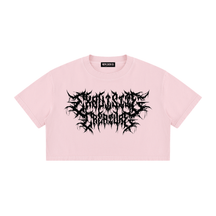Exquisite Creature Mineral Wash Crop Top - Goth Cloth Co.260716PODAA1602006