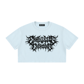 Exquisite Creature Mineral Wash Crop Top - Goth Cloth Co.260716PODAA1602011
