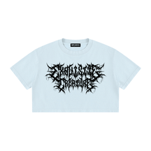 Exquisite Creature Mineral Wash Crop Top - Goth Cloth Co.260716PODAA1602011
