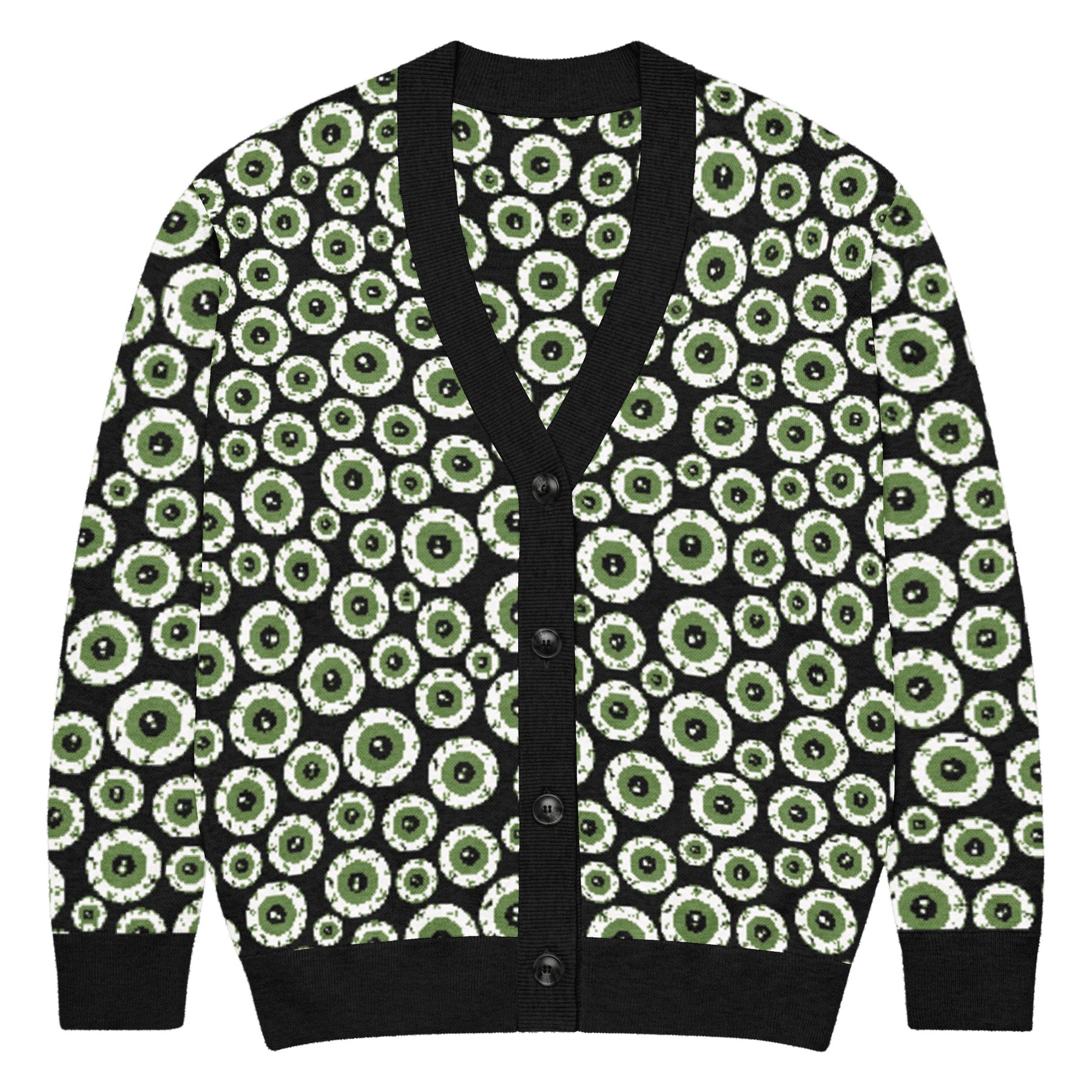 Eye See You Eyeball Knit Cardigan - Goth Cloth Co.7485084_21030