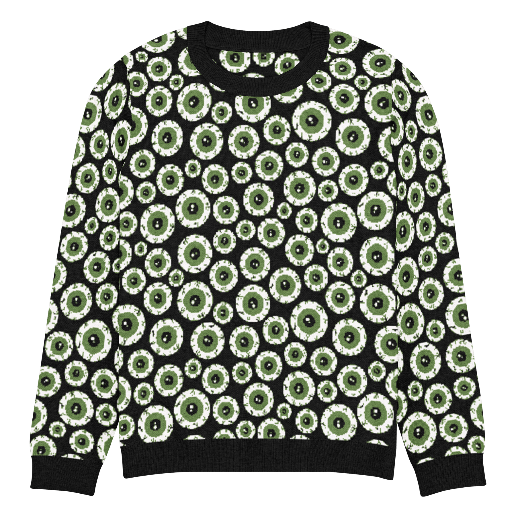 Eye See You Eyeball Knit Crewneck Sweater - Goth Cloth Co.1163240_19635