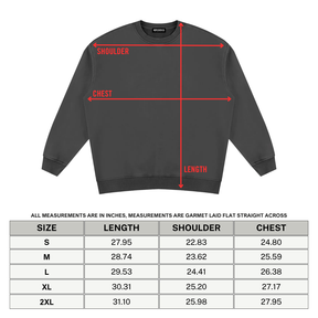 Dead Inside Vintage Wash Fleece Sweatshirt