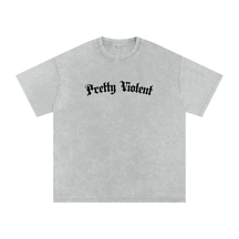 Pretty Violent Acid Wash Oversized Tee