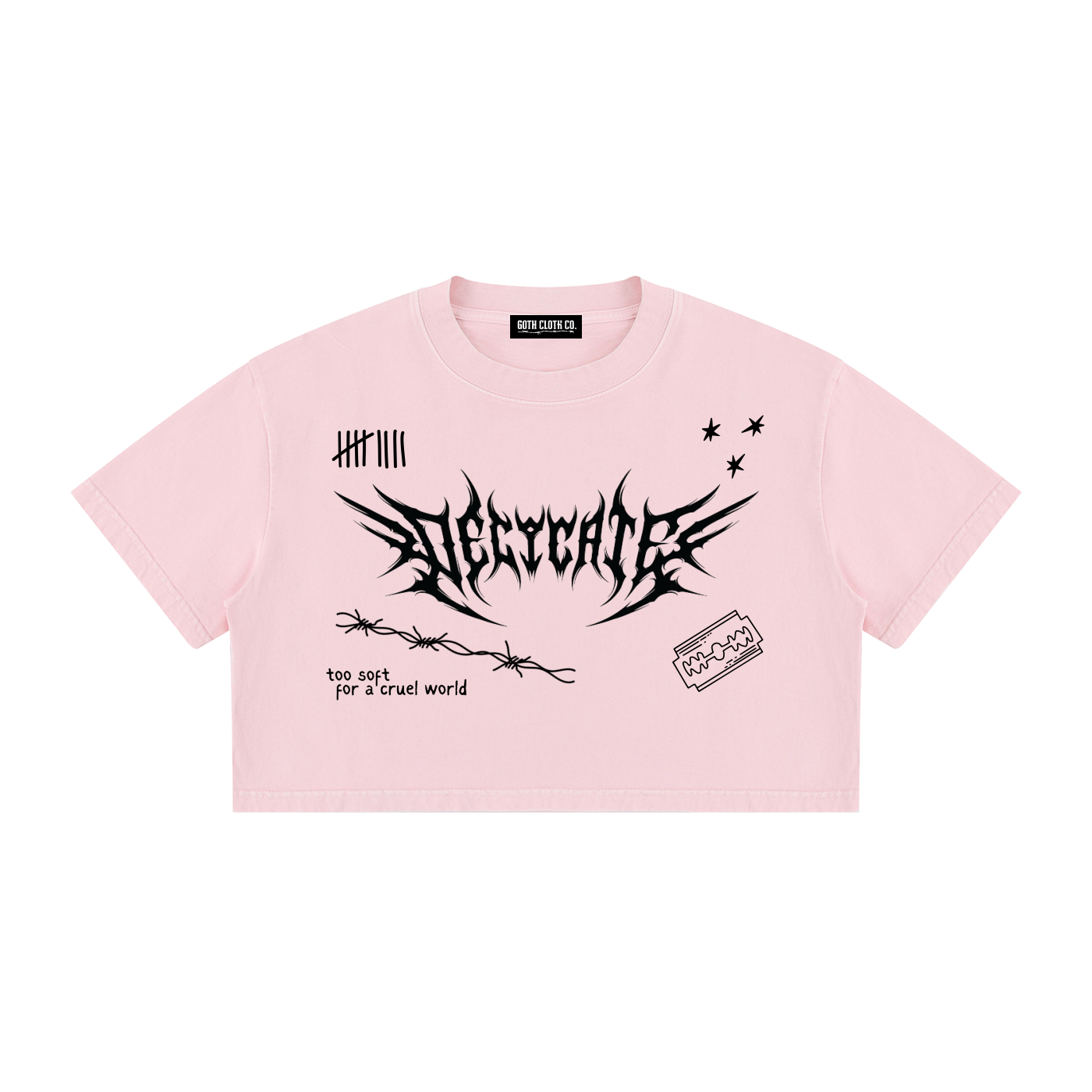 Mental Notes Mineral Wash Crop Top