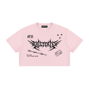 Mental Notes Mineral Wash Crop Top