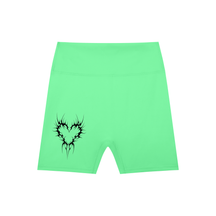 Venom Heart High-Waisted Scrunch Yoga Shorts