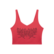 Lover Metal Font Long Line Sports Bra