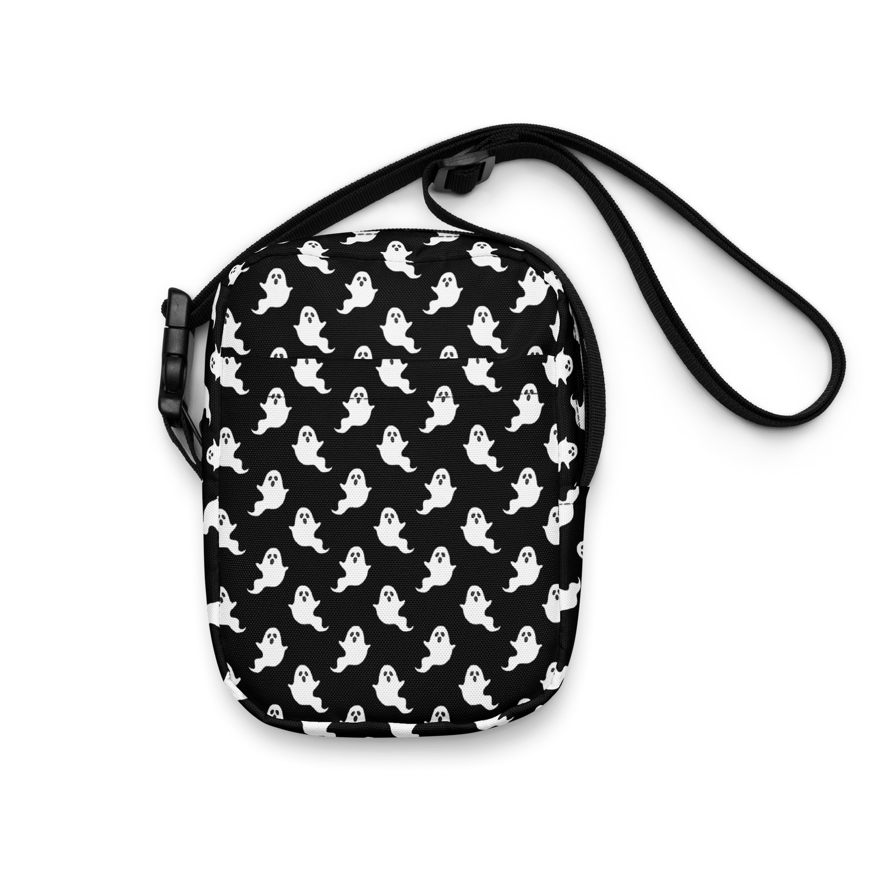 Fancy Phantom Ghost Print Crossbody Bag - Goth Cloth Co.2646927_19256