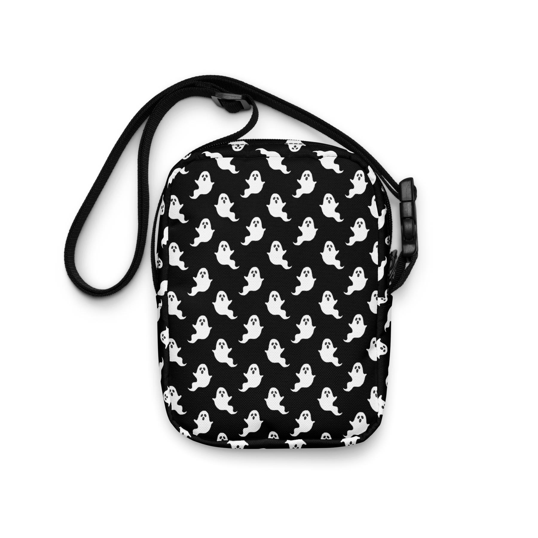 Fancy Phantom Ghost Print Crossbody Bag - Goth Cloth Co.2646927_19256