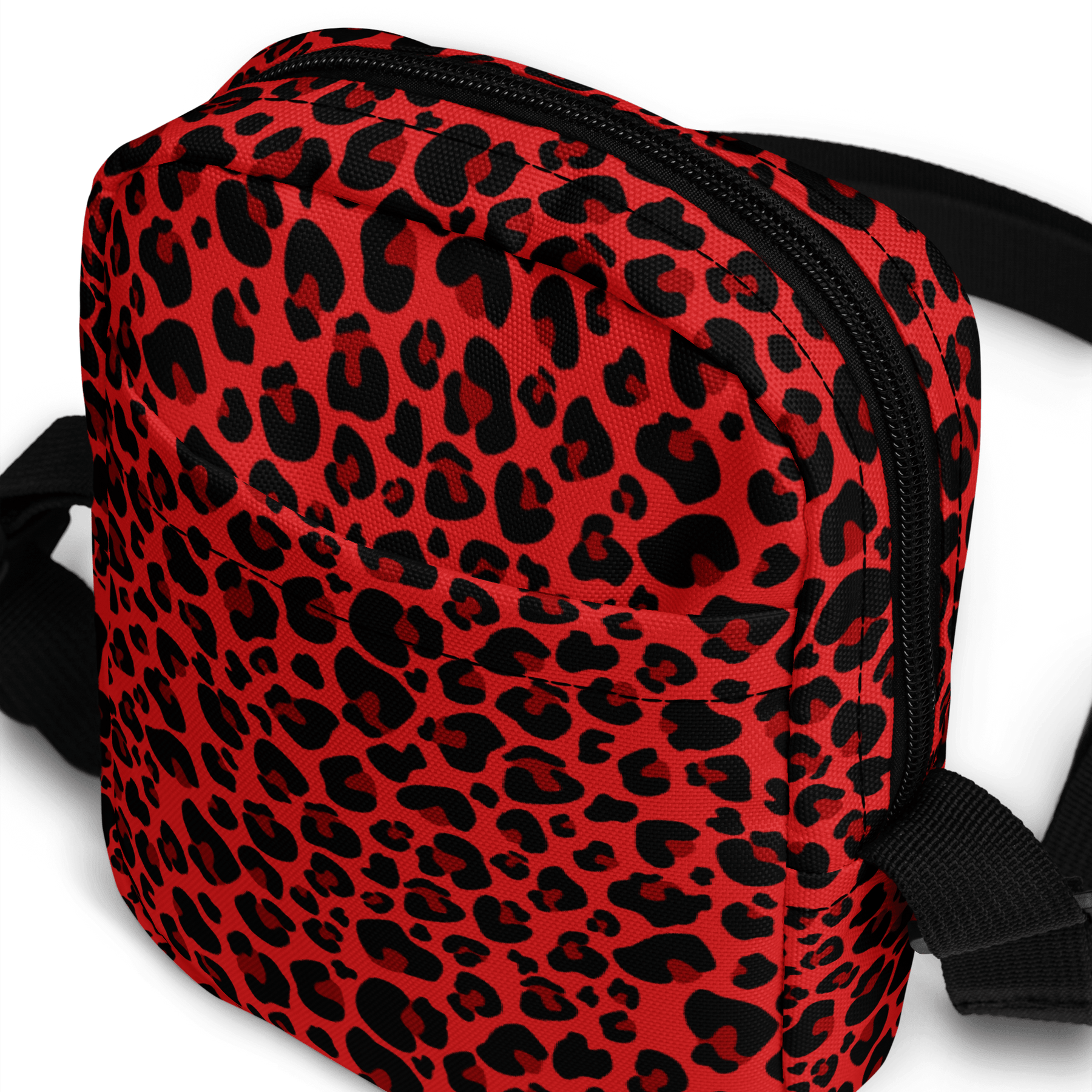 Feline Fever Red Cheetah Crossbody Bag - Goth Cloth Co.7033983_19256