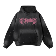 Feminine Vintage Frayed Premium Metal Hoodie (READY TO SHIP) - Goth Cloth Co.18226764935593769799