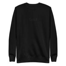 Feral Blackout Embroidered Sweatshirt (READY TO SHIP) - Goth Cloth Co.6341ERJTSRE