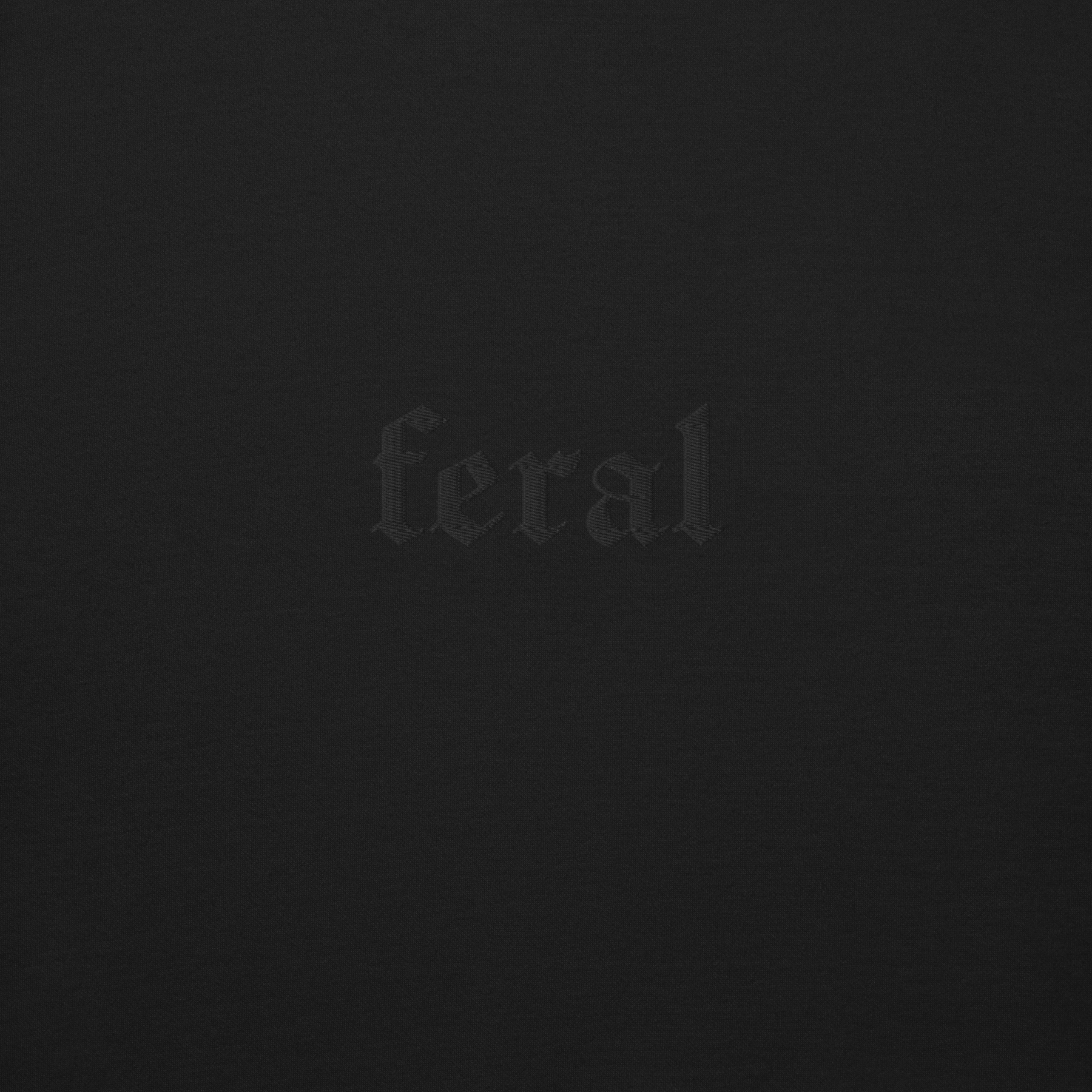 Feral Blackout Embroidered Sweatshirt (READY TO SHIP) - Goth Cloth Co.6341ERJTSRE