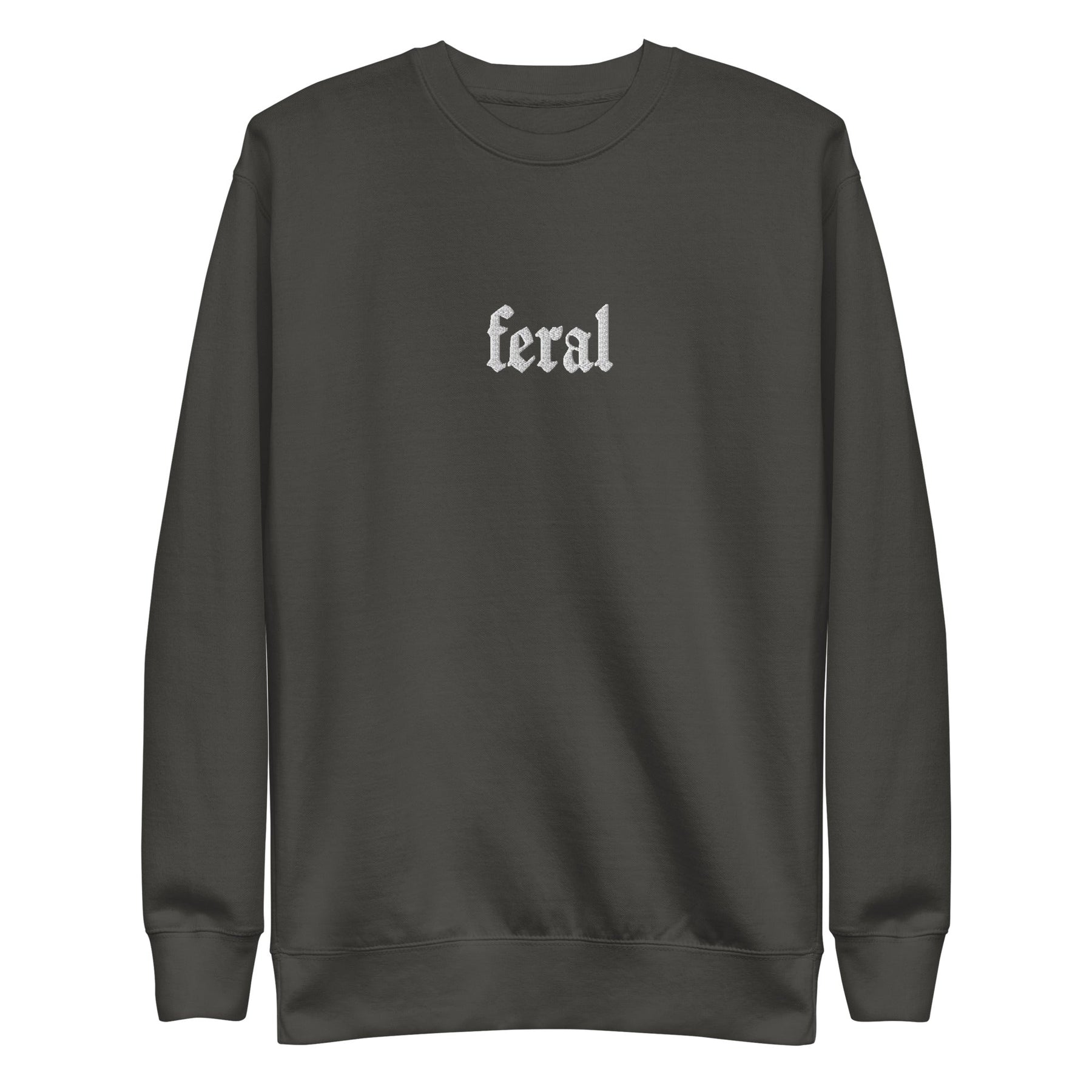 Feral Blackout Embroidered Sweatshirt - Goth Cloth Co.Sweatshirt2881915_20363