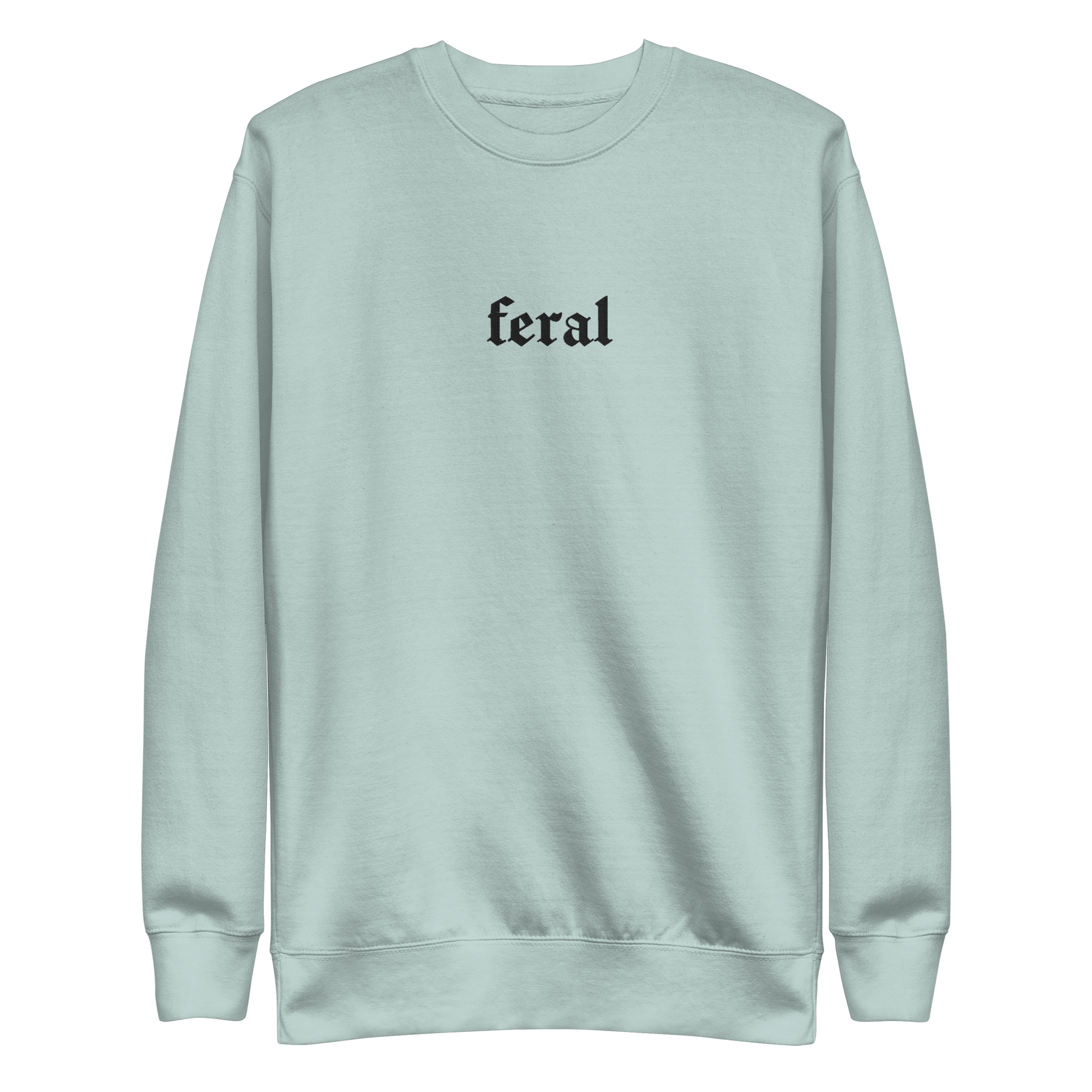 Feral Blackout Embroidered Sweatshirt - Goth Cloth Co.Sweatshirt4536070_13950