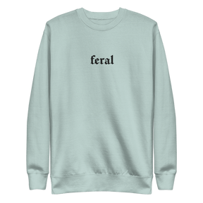 Feral Blackout Embroidered Sweatshirt - Goth Cloth Co.Sweatshirt4536070_13950