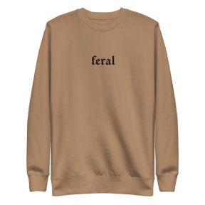 Feral Blackout Embroidered Sweatshirt - Goth Cloth Co.Sweatshirt4536070_25526