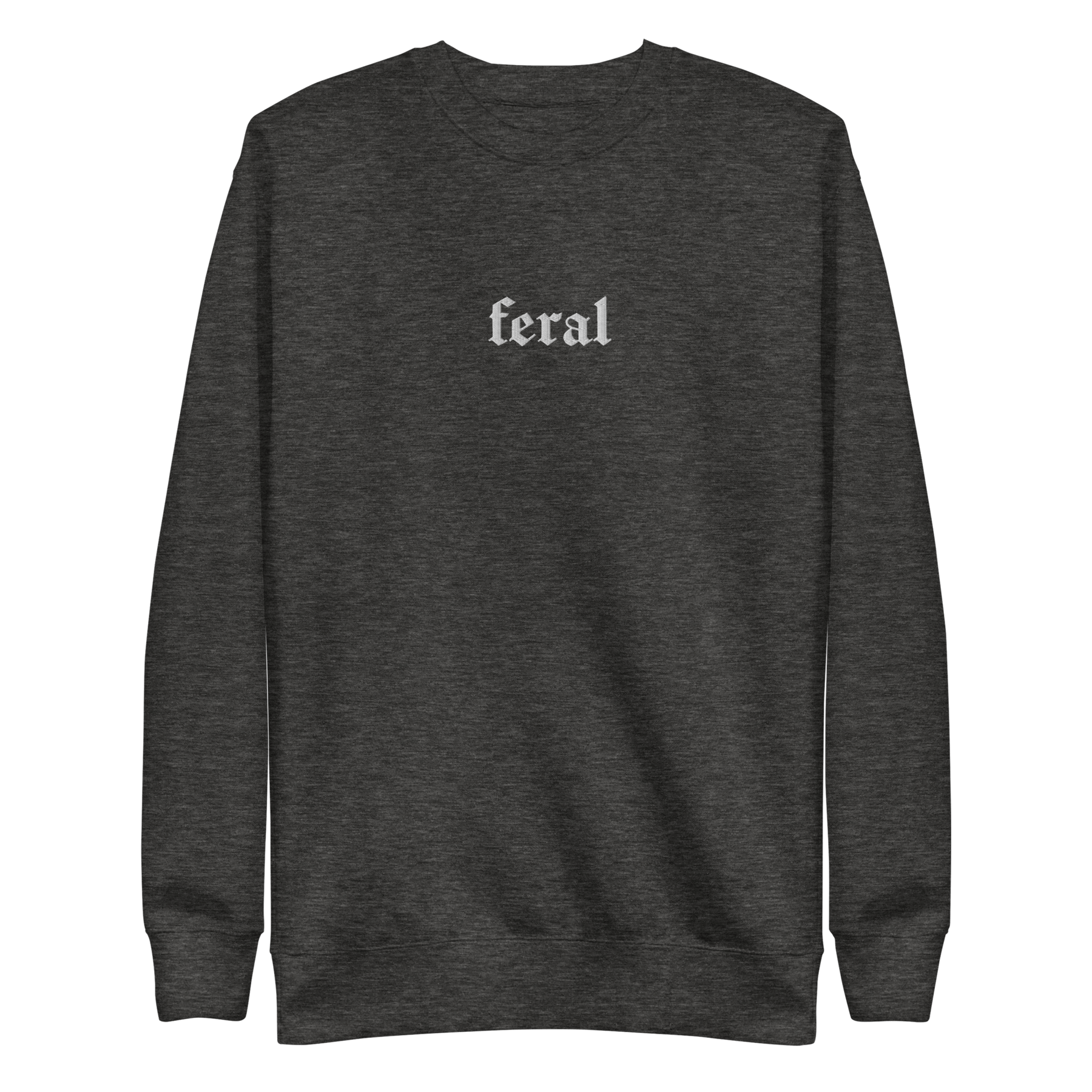 Feral Blackout Embroidered Sweatshirt - Goth Cloth Co.Sweatshirt8911661_11259