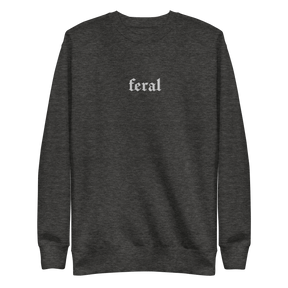 Feral Blackout Embroidered Sweatshirt - Goth Cloth Co.Sweatshirt8911661_11259